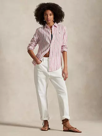 POLO RALPH LAUREN | Blouse en lin | rot